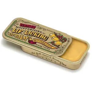 Tinte Cosmetics Tinted Butterscotch-Flavored Lip Balm - 0.23 fl oz, Vintage Scented, Organic, Oil-Infused, Shea-Infused, Shine-Enhancing, Silky Formula for Soft Lips, Secure Lid, Single Item