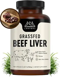 Beef Liver for Women & Men – 120 Count Wellness Formula