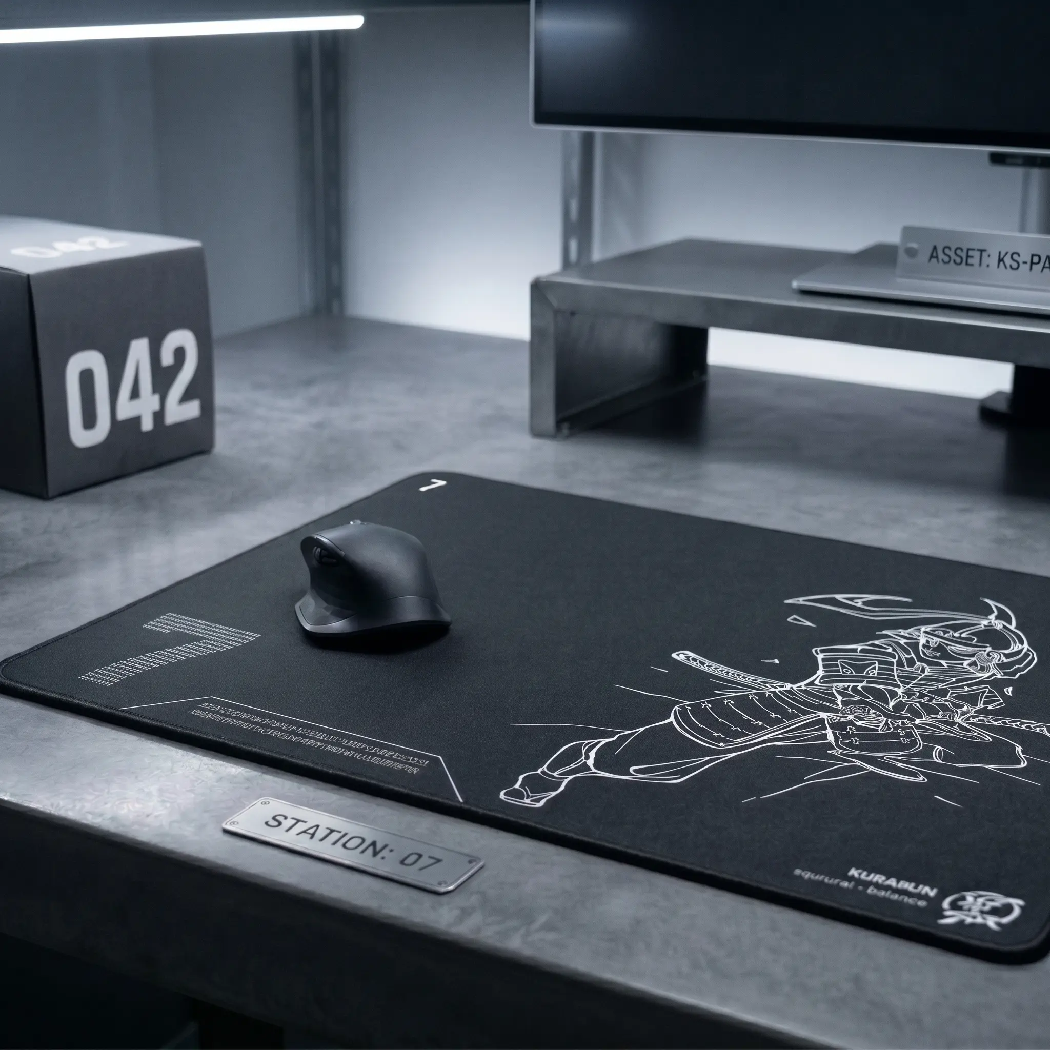 PETERFHW Precision Computer Mouse Pad - Gaming Mousepad with Non-Slip Rubber Base, Frictionless Surface, Universal PC Gaming Accessories