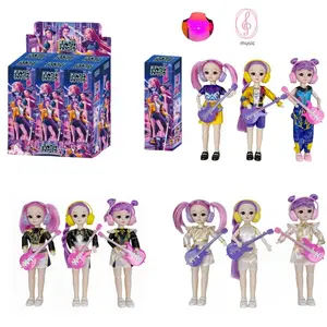 Sealed Surprise Blind Box Celebration Box Bjd Doll Toy Christmas Halloween Collection Gift, Random Sealed Collectible (single Box), Barbie Doll with Music and Lights