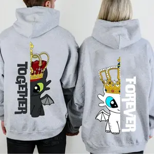 Toothless Couples Shirts, Adult Humor Toothless Matching Shirts for Couples, Matching Couples T-shirt Sweatshirt Hoodie  Gift for Birthday Anniversary Holiday Christmas HalloweenNovelty Hoodie Long Sleeves Funny Graphic Print Sweatshirt Pullover Unisex