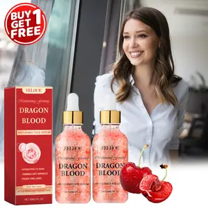 30ml*2pcs Dragon Blood Face Serum, Deep Moisturizing Anti Aging Firming, Contains Glycerin, 1, 2-Hexanediol, Dragon Blood, Visibly And Fine Lines, Makes The Skin Tighter And Smoother
