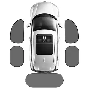 Car Sunshade Curtain UV Protection, Car Window Shade Rear Net Sunscreen, Summer Protective Film for Car Windows, Windshield Sunshade, Automotive Glass Sunshade, Car Accessories