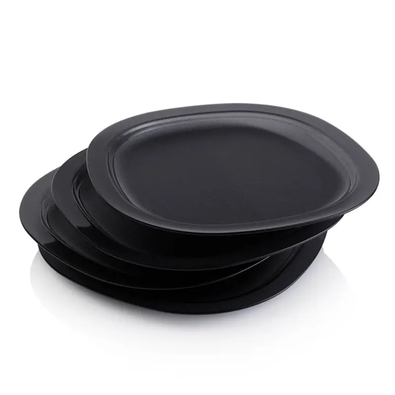 Microwave-Reheatable Luncheon Plates