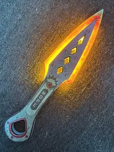 Apex Legends Wraith Kunai Heirloom LED Light | Cosplay Weapon Prop Gaming Collectible room decoration Party Vintage Ghost Half Face Mask