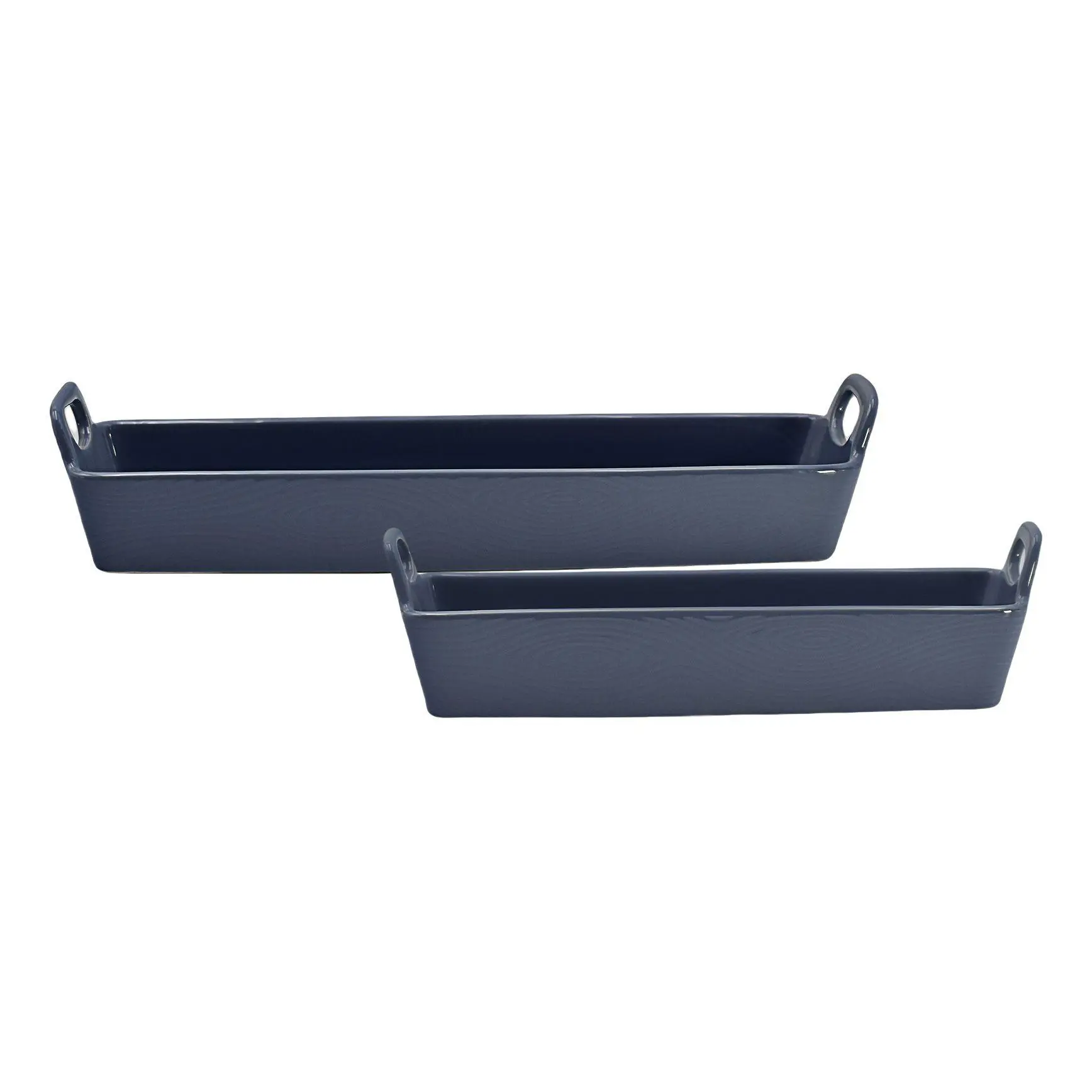 Temp-tations Woodland Set of (2) Elongated Cracker Trays