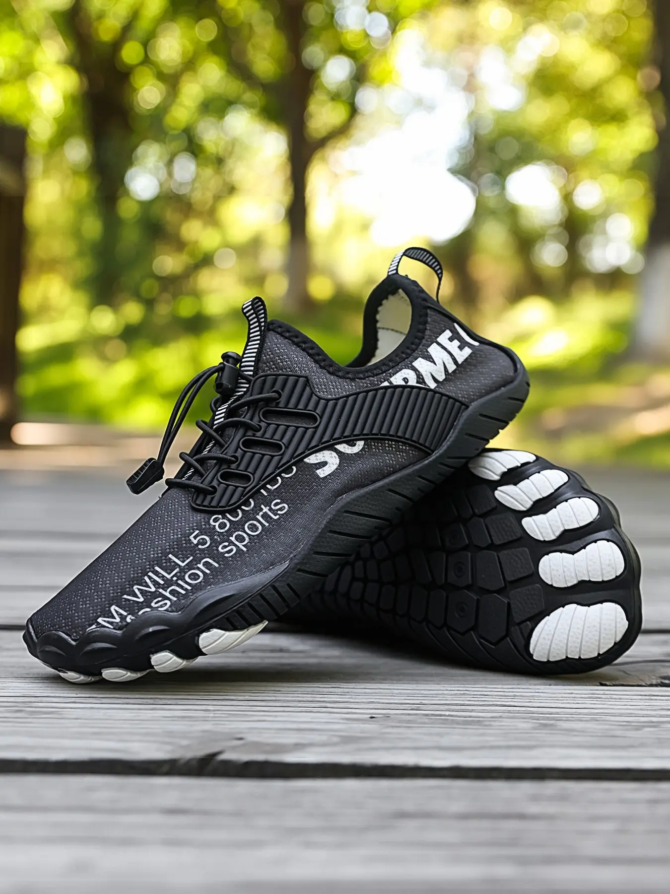 Men's Fashion Casual Sports Shoes, Summer Quick-Dry Water Shoes, Lightweight Breathable Barefoot Shoes, Comfortable Flat Shoes, Couples' Beach Hiking, Water Aqua Shoes, Beach Footwear