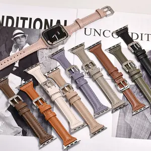 Men's and Women's Leather Cowhide Watch Straps Featuring a quick-release design for easy replacement these soft straps are available in sizes 38/40/41mm&42/44/45/49mm