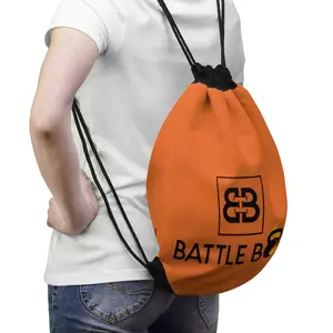 Battle Box Orange Drawstring Bag
