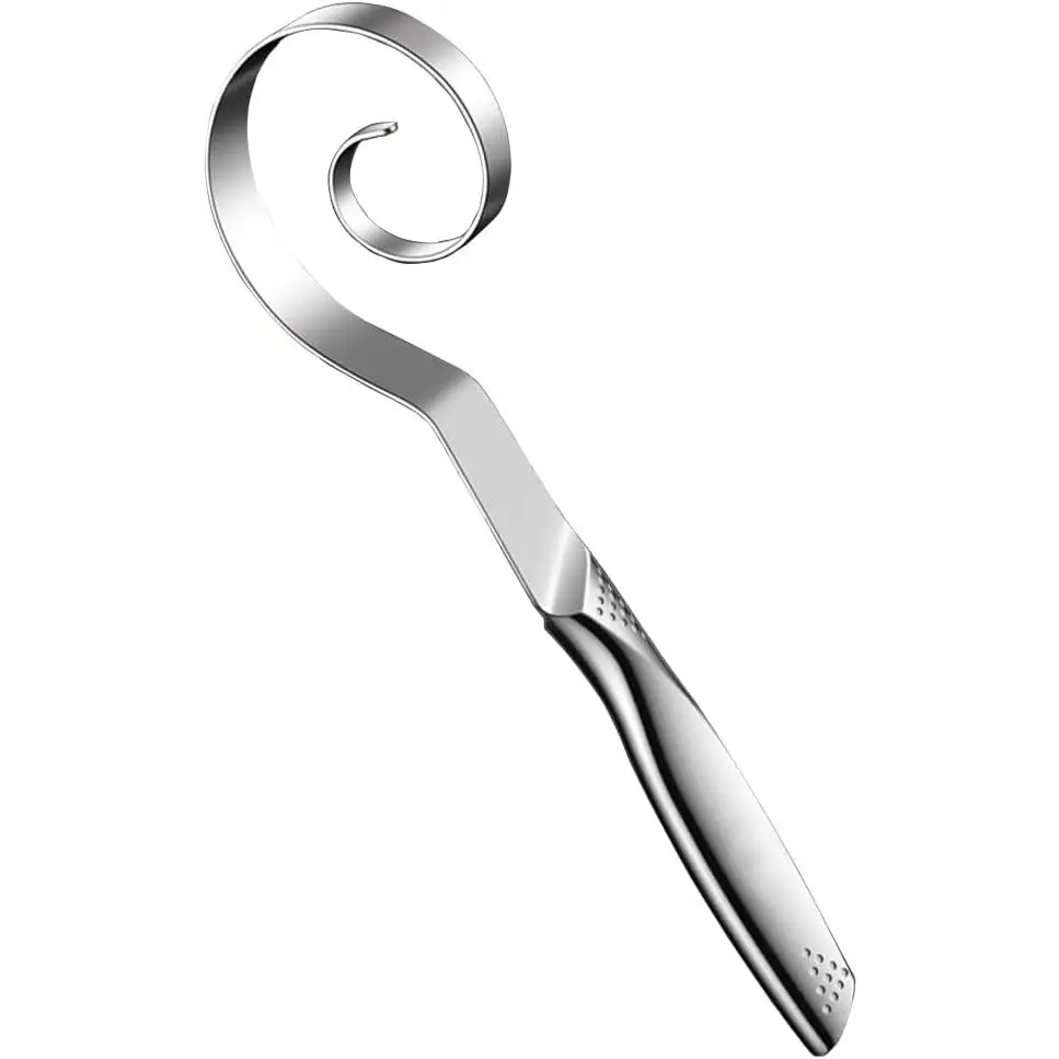 10in Seamless Danish Dough Mixer - Stainless Steel Bakeware Utensil for Yeast Bread, Pizza, Pastries Baking, Mixing, Dishwasher Safe, Utensils