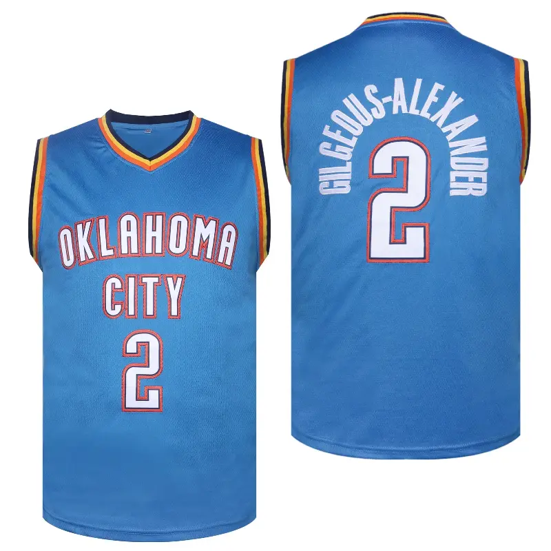 Men's Blue #2 Blue Basketball Jersey Style Embroidered Vest Sleeveless Round-Neck Mesh Sports Top Full Digital Embroidery Process Athletic Training Apparel Fitness Outfit Outdoor Gymclothes Gymwear