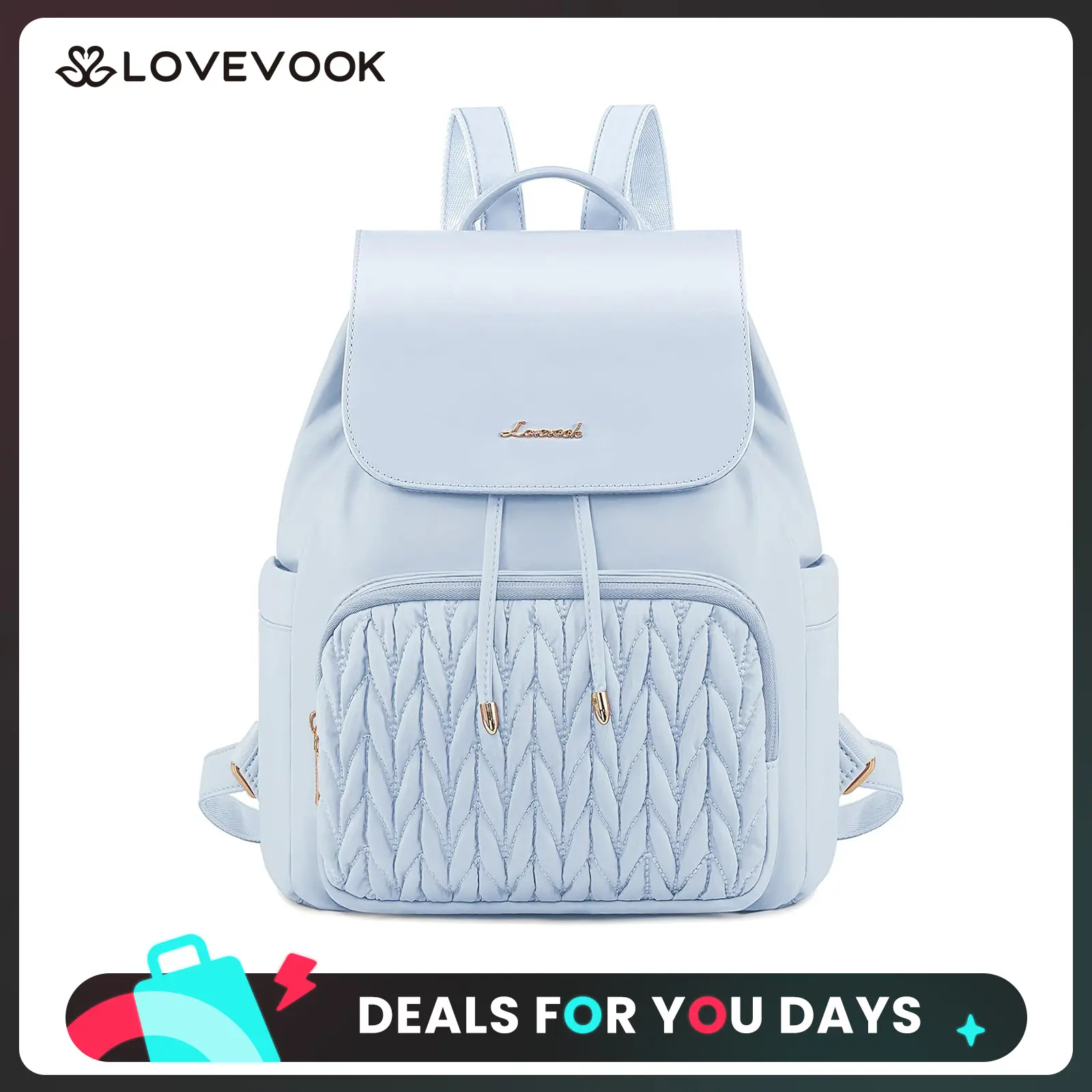 LOVEVOOK Mini Backpack for Women,Small Backpack Purse for Travel Work,Waterproof Cute Backpack Daypack With Anti-theft Pocket Mini Bag for Daily College Shopping