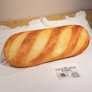 Realistic Bread Pillow, Super Soft, Cozy and Realistic Bread Cushion, Comfortable Room Decoration, Best Gift for Food Lovers