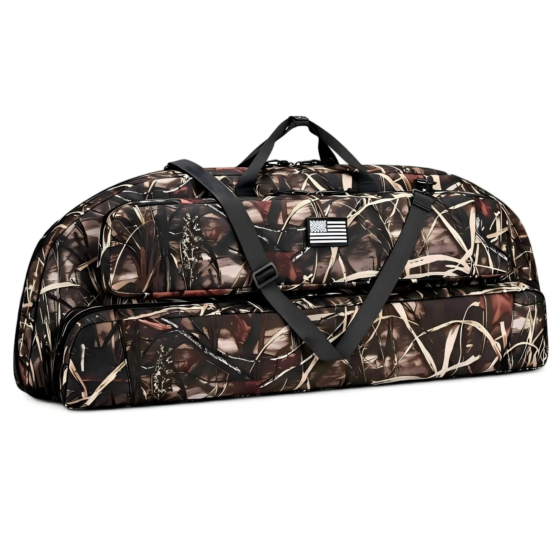 Soft Padded Bow Bag, Padded Archery Case with Accessory Pocket & Adjustable Shoulder Straps