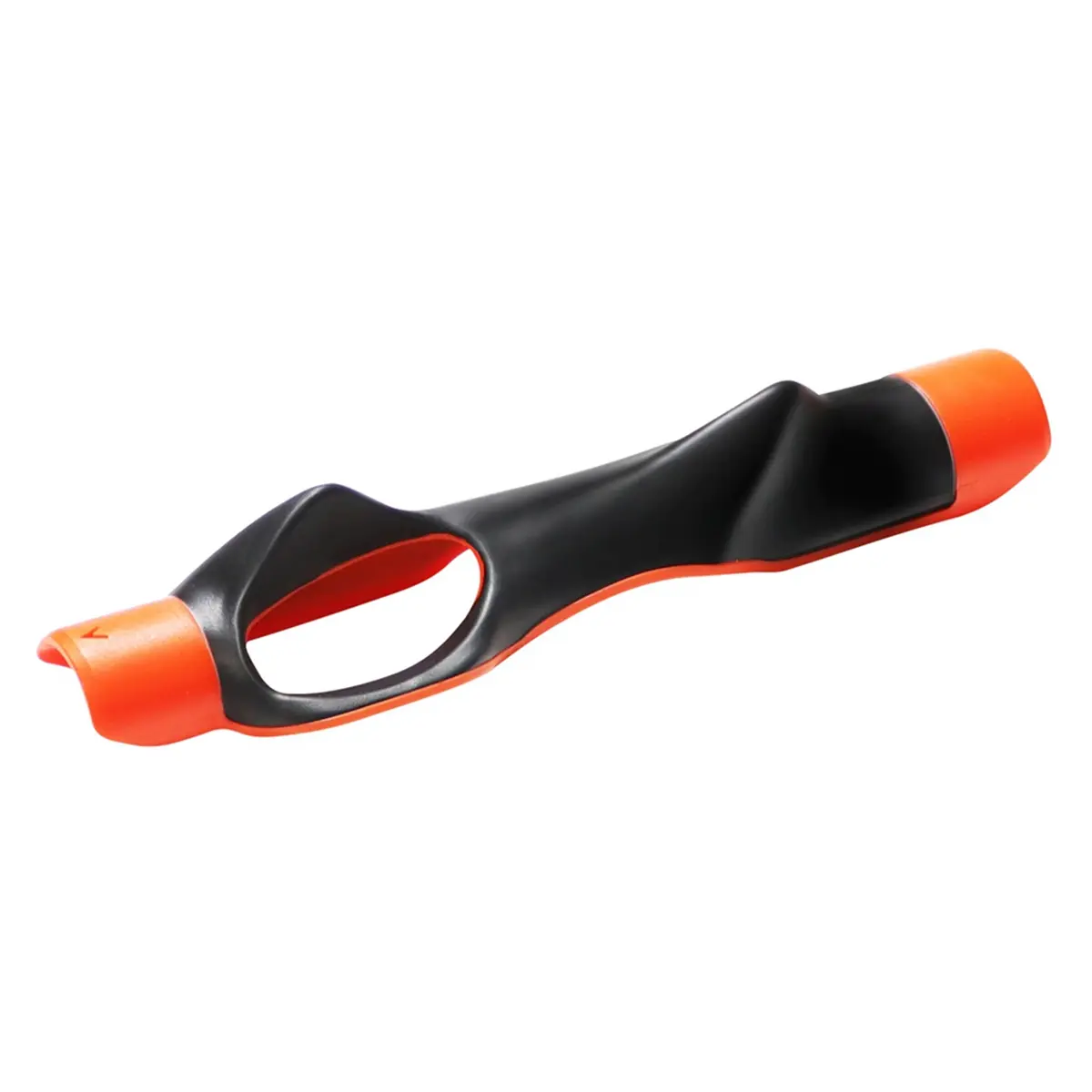 Golf Grip Training Aid - Adjustable Length, Customizable Size, Anti-Slip Grip, High-Quality Rubber Plastic TPR Golf Club Handle, Comfortable Durable Left-Right Hand Swing Practice Tool (Orange)