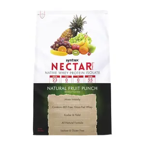 Syntrax Nutrition Nectar Naturals All Natural Whey Protein Isolate, Natural Fruit Punch,  2 lbs.