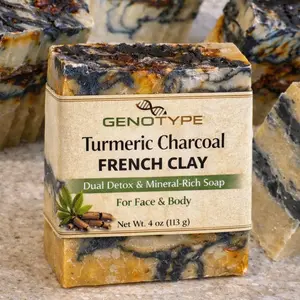 Tumeric Charcoal French Clay