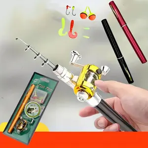 Portable Telescopic Pocket Fishing Rod Kit with Reel – Compact Travel Fishing Gear for Beginners, Lightweight Collapsible Fishing Pole Set