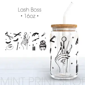 Lash Boss | UV DTF Cup Wrap