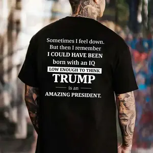Sometimes I Feel Down But Then I Remember T-shirt, Unisex Graphic Tees, Funny Shirts, Liberal Tee, 8647 Shirt