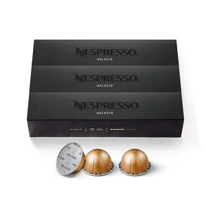Nespresso Capsules Vertuo, Melozio, Medium Roast Coffee, 30-Count Coffee Pods, Brews 7.8oz.