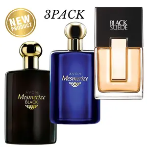 Black Suede, Mermerize Blue & Black Perfume 3.4 fl. oz. Set of 3