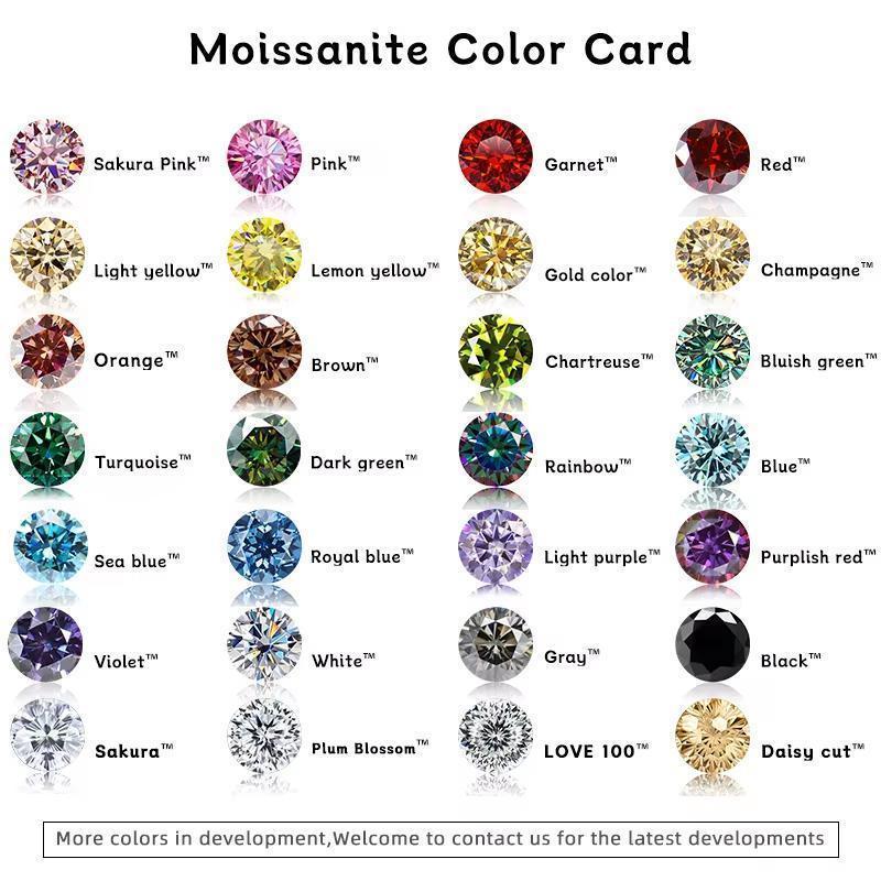 TY GRA Certified Moissanite Tennis Necklace 2/3/4/5/6.5mm Solid   Sterling Silver Diamond Tennis Necklaces for Women Man