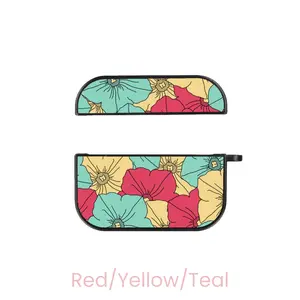 abbyrose Aloha AirPod Case Rigid Plastic Red/Yellow/Teal