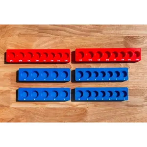 Quinn 3/8 In. Drive Sae And Metric Impact Socket Set Organizers | Gridfinity Compatible
