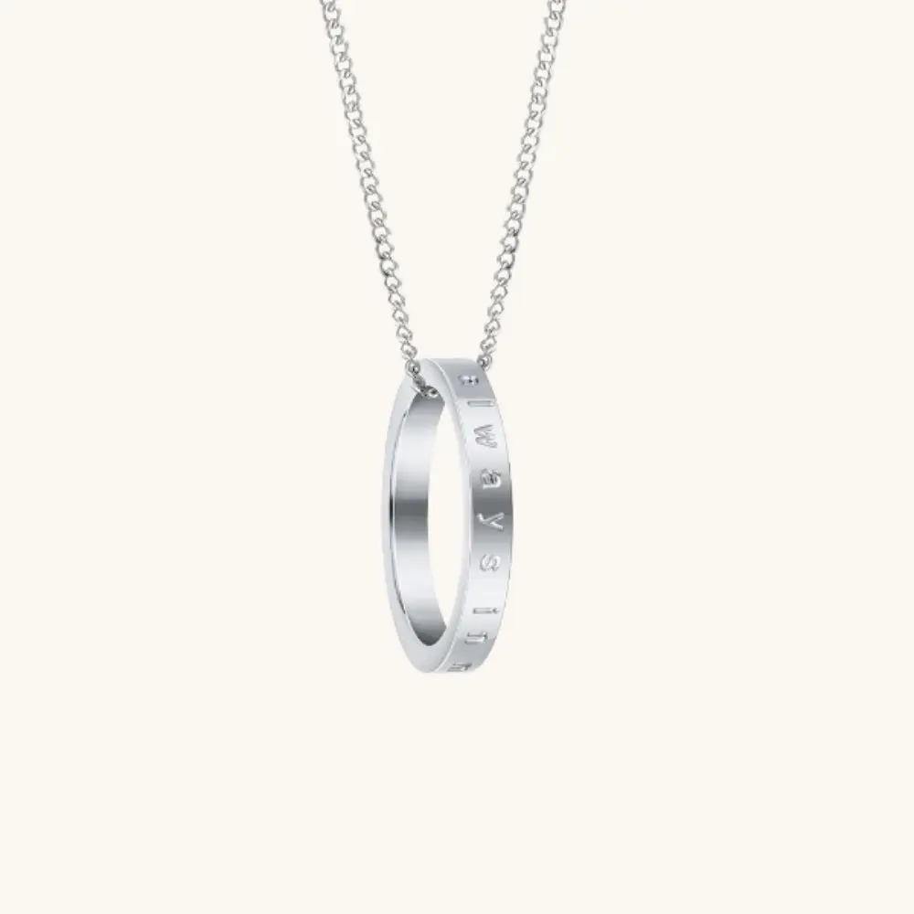Always In My Heart - Fidget Ring Necklace