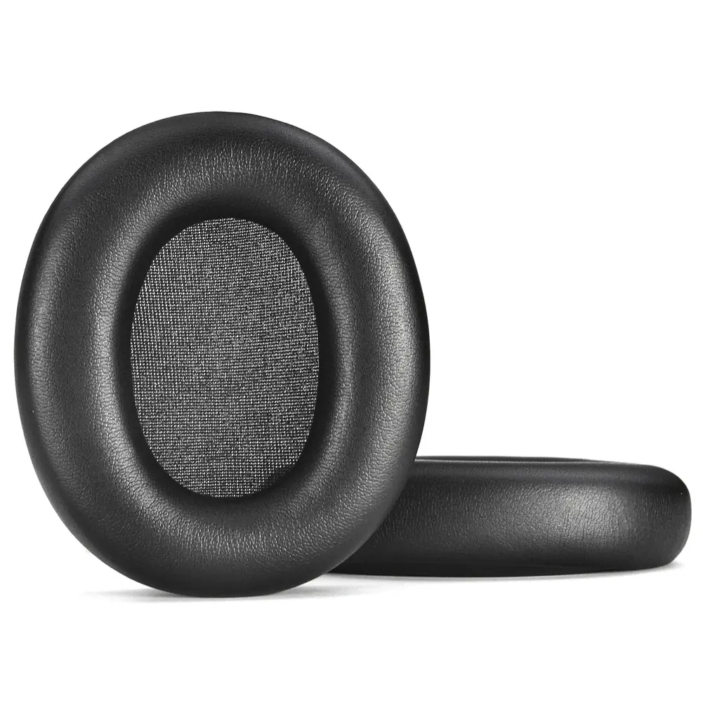 Durable Leather+Foam Ear Cushions - 2 Crack-Resistant Pads, Memory Foam, High Elasticity, Breathable Moisture-Wicking, Ergonomic Design Headset Accessories for Skullcandy Crusher ANC 2 Over-Ear Headphones Replacement