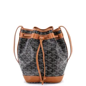 Pre-owned Goyard material Bucket Bags Petit Flot Bucket Bag Coated Canvas PM by Rebag