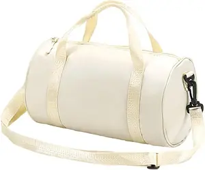 Mini Gym Bag for omen Small Duffle Bag Mini Gym Tote Bag  Bag for Yoga Simming Dance (hite)
