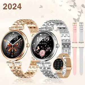 2024 Smart Watch For Women Touch Screen Smartwatch - Fitness Tracker with Call/Messaging, Music, Camera, Weather, Alarm, and Sleep Monitoring - 1.28-inch Display, Multiple Watch Faces, and Sports Modes