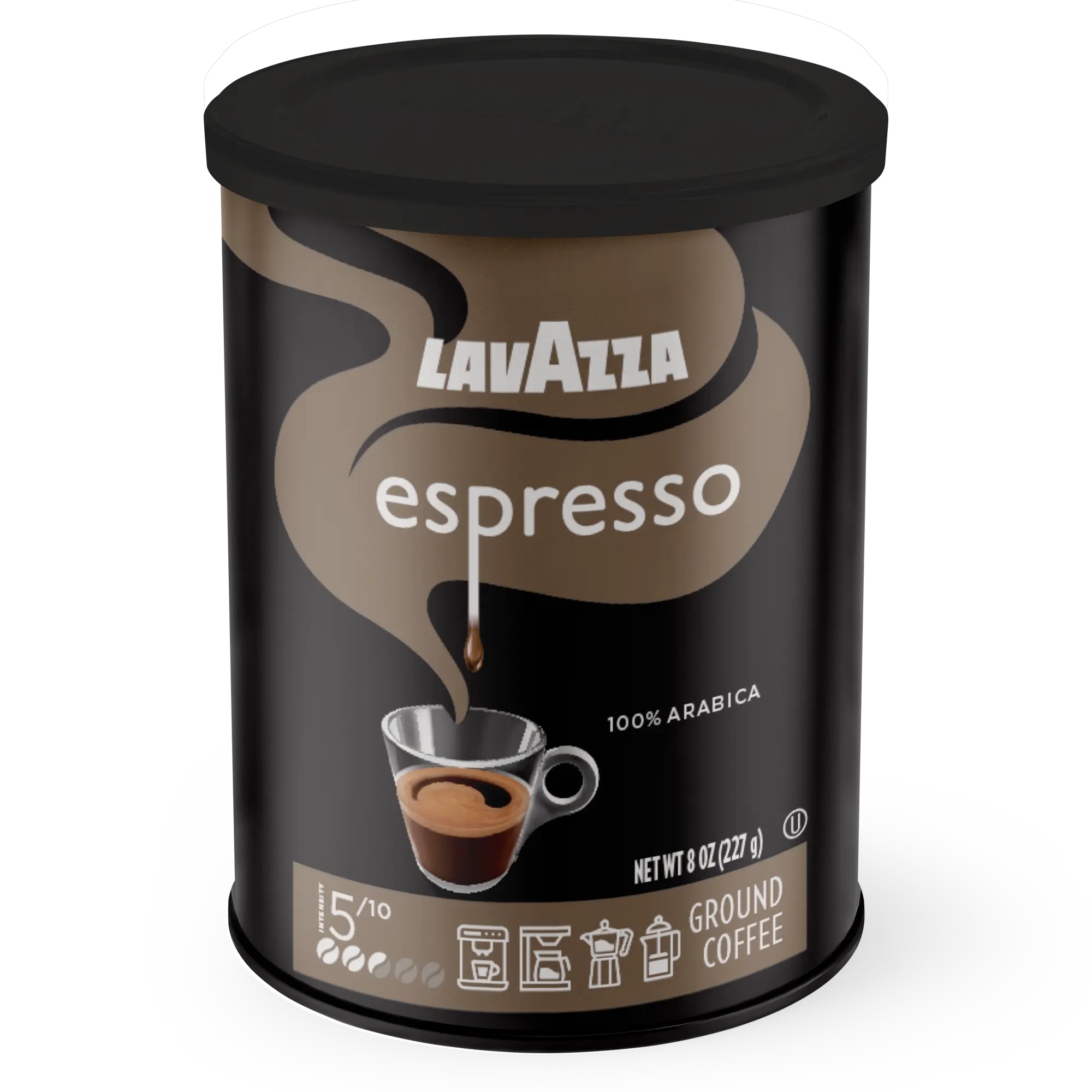 Lavazza Espresso Ground Coffee Medium Roast 8-Oz Can