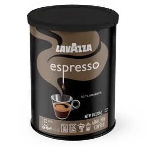Lavazza Espresso Ground Coffee Medium Roast 8-Oz Can