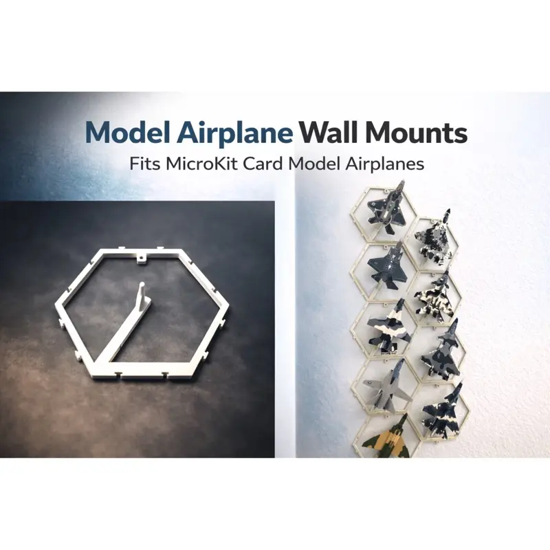 Model Airplane Wall Mounts