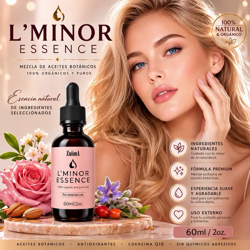 Zuiima L’Minor Essence oils 60ml Oil’s Organic and  Pure