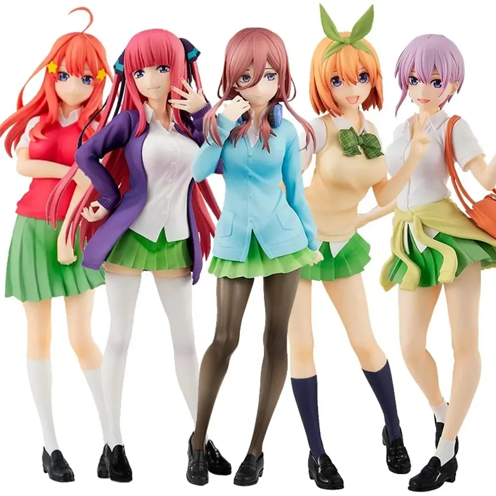 Anime Figure Nakano Ichika Nakano Nino Nakano Miku Nakono Yotsuba Nakano Itsuki Figures Doll PVC Model Toy collection Gifts 18cm