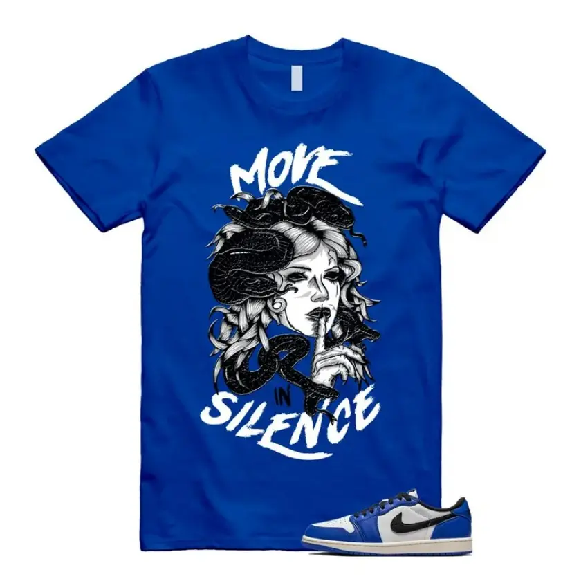 1 Game Royal Blue White Black Low OG Unisex Shirt Match MIS, 1 Blueberry Royal Blue Outfit, Trending Shirts, Top T-Shirt