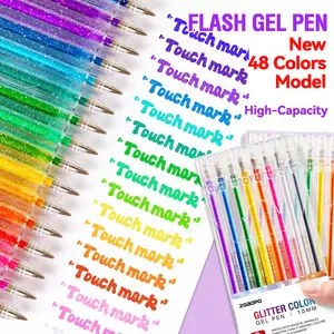 8/12/18/24/36/48 Color Glitter Gel Pen Set, Metallic Sparkle & Starry Shine, Diary Journaling, Scrapbooking, Note Taking, Art Drawing, School Supplies