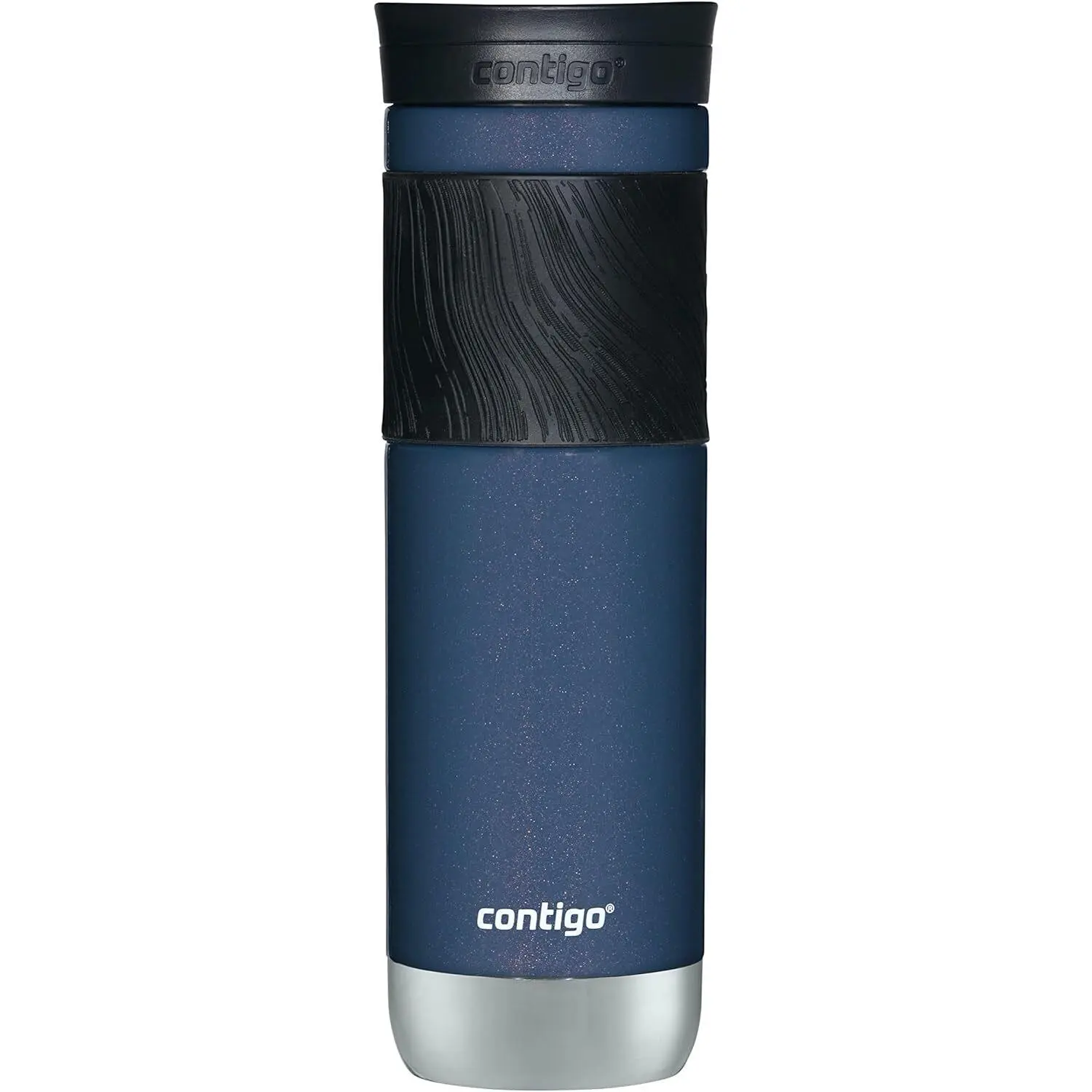 Contigo Byron Insulated Stainless Steel Travel Mug with Leak-Proof Lid, 24oz, Reusable Coffee Cup or Water Bottle, BPA-Free, Long-lasting ThermoLock Insulation, Midnight Berry