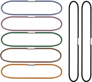 7 Random Color Notebook Elastic Spring Bands Connecting Insert Refill Replacement Strap Bands Accessories for Travel Journal, 7 count