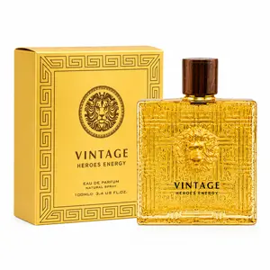 Vintage Heroes Energy Cologne for Men – Eau de Parfum Spray 3.4 oz (100 ml) Fresh Masculine Fragrance, Long Lasting Men's Cologne for Daily Wear