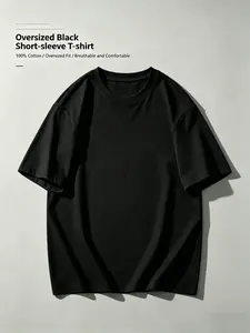High Quality Heavy Cotton T Shirt, Oversized Fit, Soft Breathable, Structured Stylish, Non Collapse, Premium Aesthetic, Versatile Basic Tee Tops