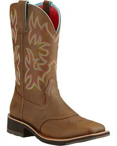 Ariat Women's Women'S Delilah Western Performance Boot Broad Square Toe - 10018676