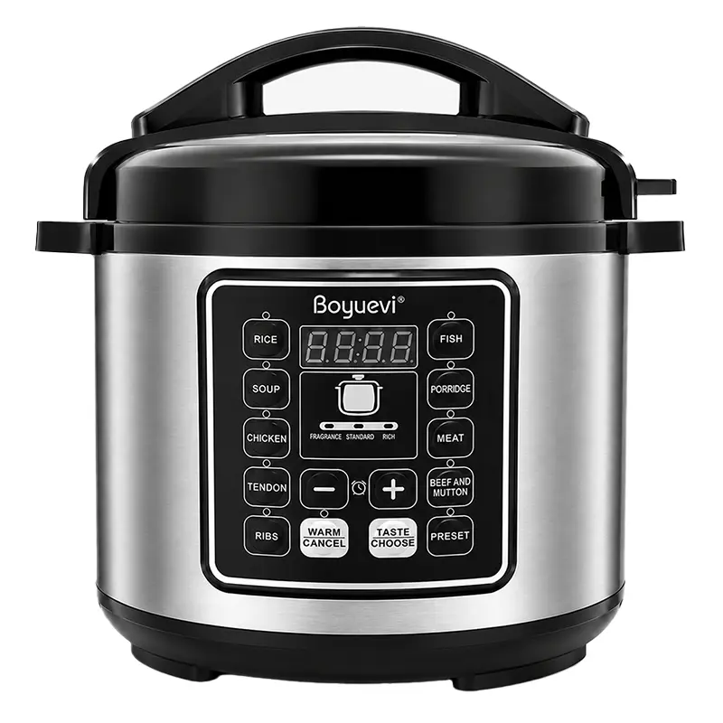 Boyuevi 9-in-1 6-qt 1100W Electric Pressure Cooker - Multi-Cooking Kitchen Appliance, Multi-Cook Steam Pot, Rice & Pressure Cookers,techvibes