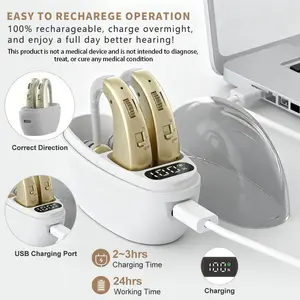 Top Mini Hearing Aids, Invisible Design, Rechargeable, Long Battery Life, Specialized for Seniors, Premium Quality, Enhanced Clarity