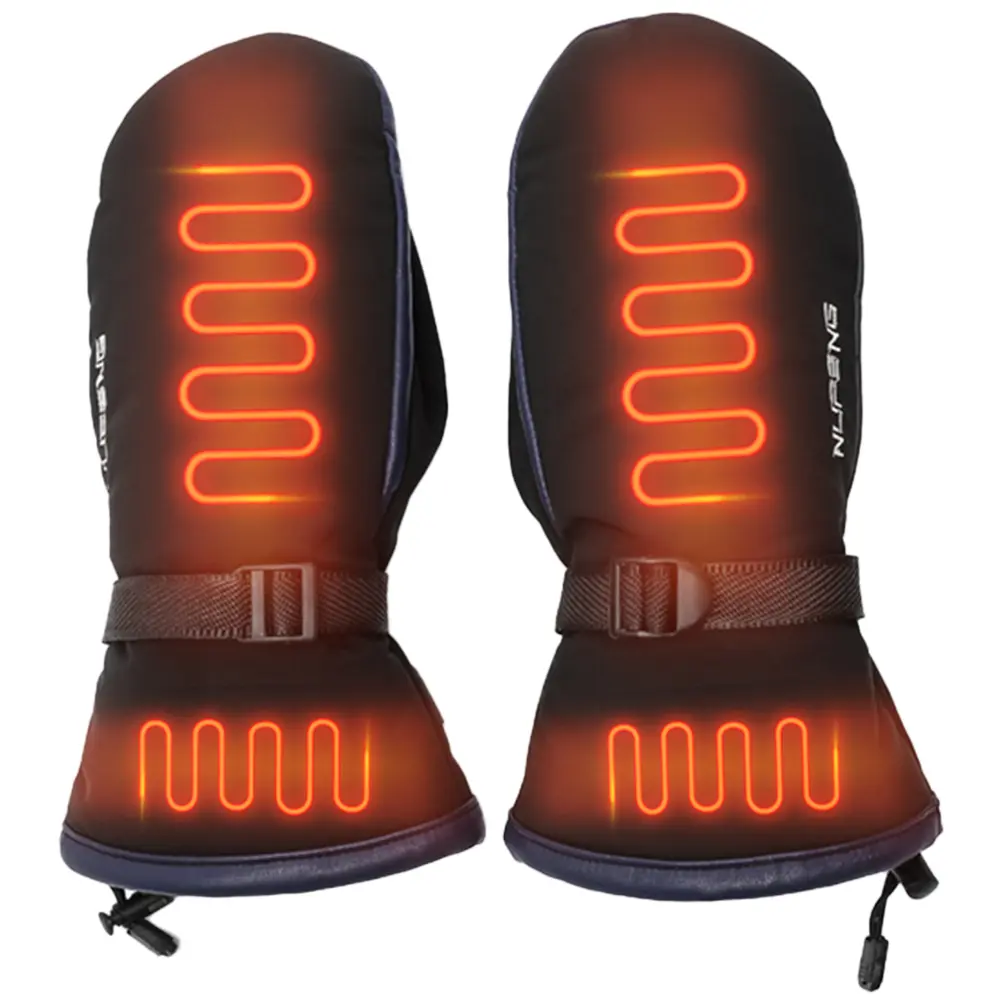 Cold-Proof Heated Gloves For Winter Rechargeable 3 Gear Temperature Gloves Electric Heating Hand Warmer For Skiing Cycling