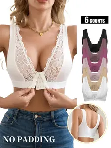 Women's Solid Color Basic Wireless Bra, Soft Comfy Breathable Backless Elegant Bralette for Daily Wear, Women's Lingerie Underwear for All Seasons, Womenswear
